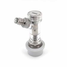 Premium Ball Lock Disconnect MFL (Grey/Gas) - With Integrated Check Valve