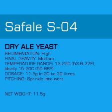 Yeast - S-04 Safale